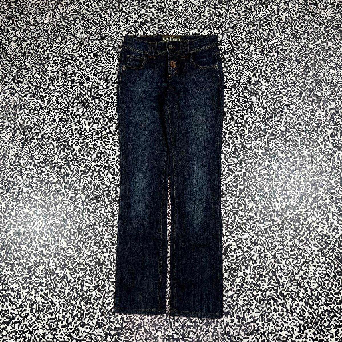 John Galliano Vintage Y2K John Galliano Luxury Casual 90s Style Jeans Size 26" / US 2 / IT 38 - 4 Thumbnail