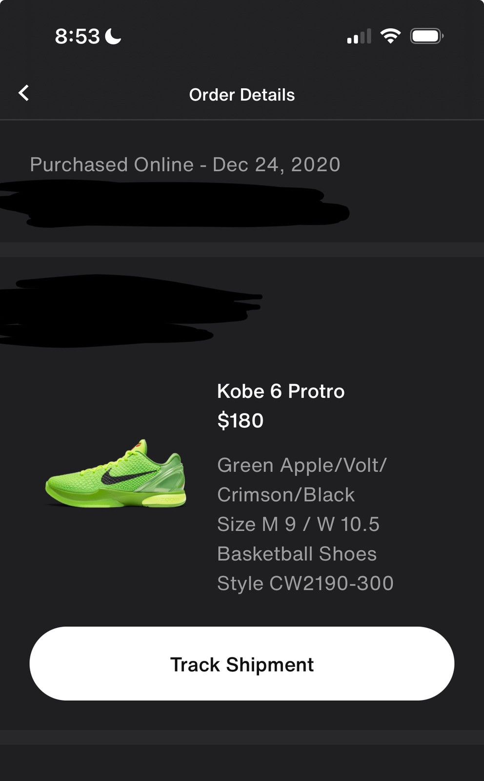 Nike Nike Zoom Kobe VI 6 Protro Grinch 2020 Size 9 M (CW2190-300) Size US 9 / EU 42 - 9 Thumbnail