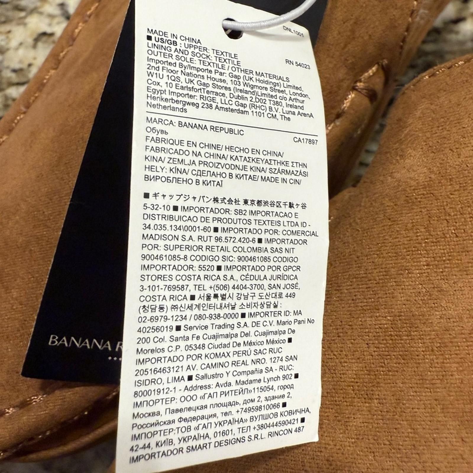 Other Banana Republic Factory tan faux leather fur slipper XL Size US 7.5 / IT 37.5 - 12 Thumbnail