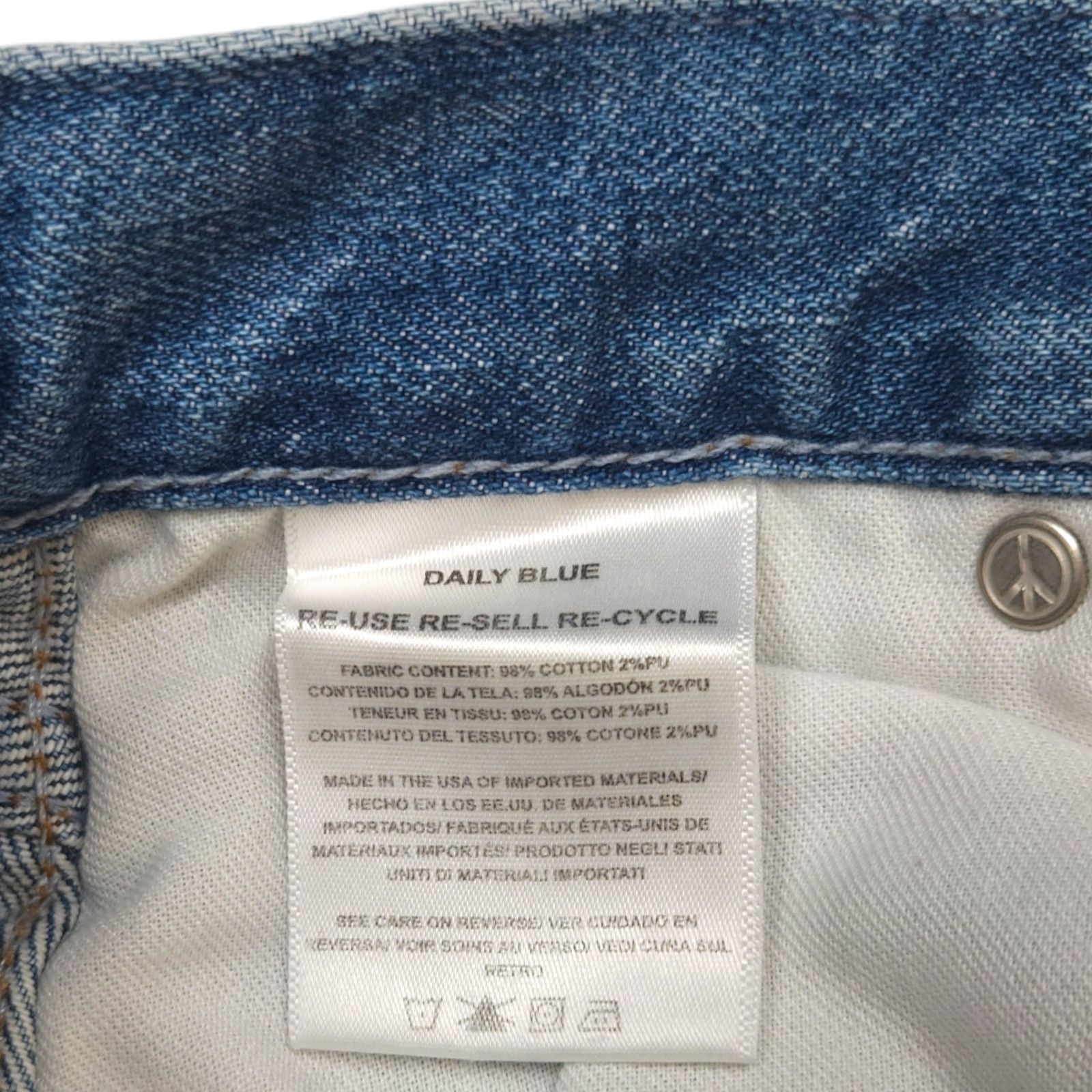AG Adriano Goldschmied NWT Daily Blue Adriano Goldschmied Burn Straight Jean Sz. 24 Size 24" / US 00 / IT 34 - 10 Thumbnail