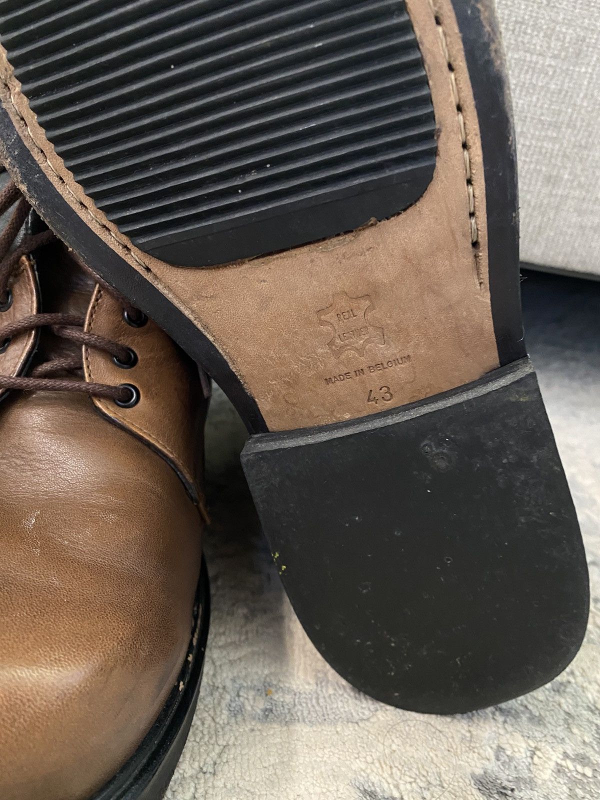 Dirk Bikkembergs 90s Leather Ankle Boots Size US 10 / EU 43 - 7 Thumbnail