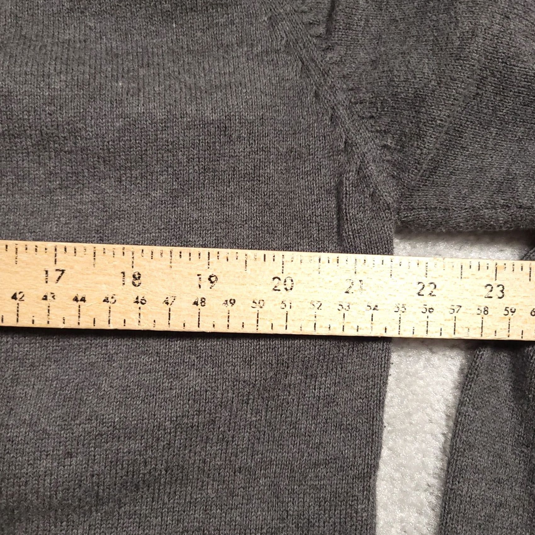 Liz Claiborne Claiborne Pullover Sweater 1/4 Zip Mens Large Gray Long Sleeve Mock Neck Diamond Pattern Knit Cotton Knitwear Shirt Size US L / EU 52-54 / 3 - 6 Thumbnail