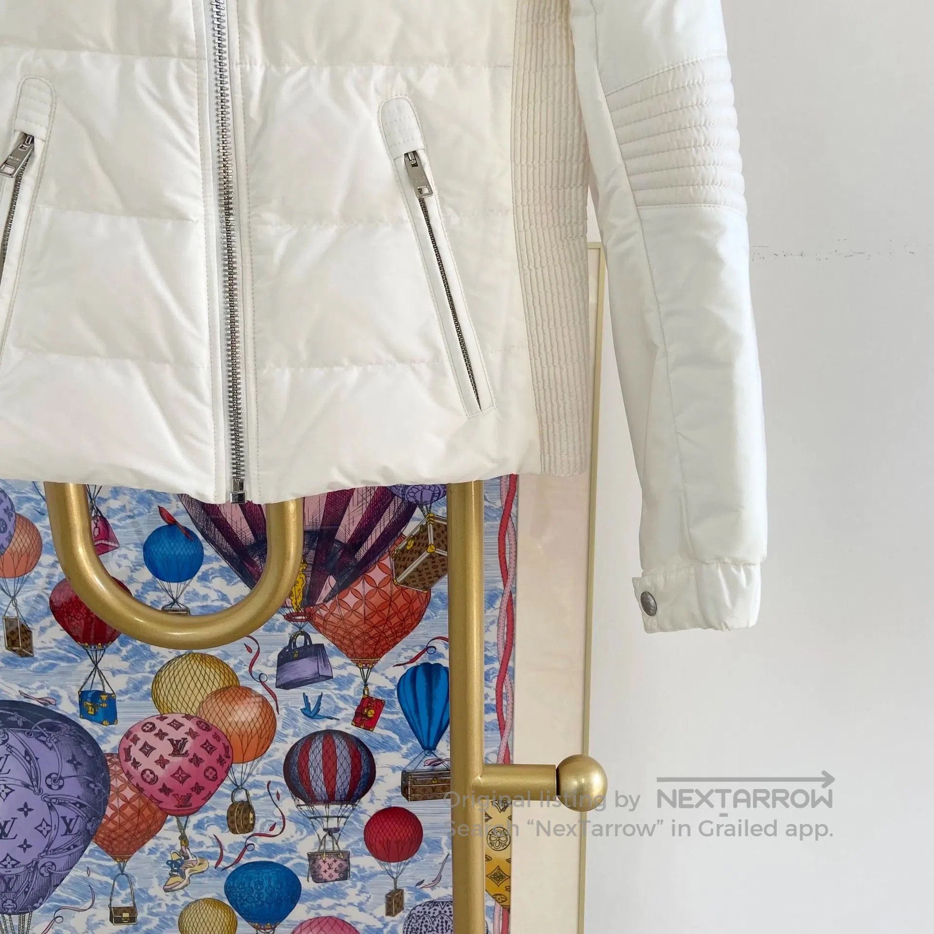 Prada Prada White Down Jacket Size 38. Size S / US 4 / IT 40 - 4 Thumbnail