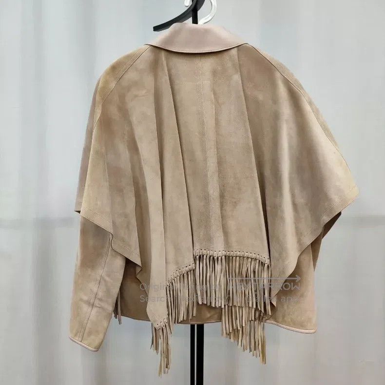 Hermes Hermes Suede Fringe Jacket Size XS / US 0-2 / IT 36-38 - 2 Thumbnail