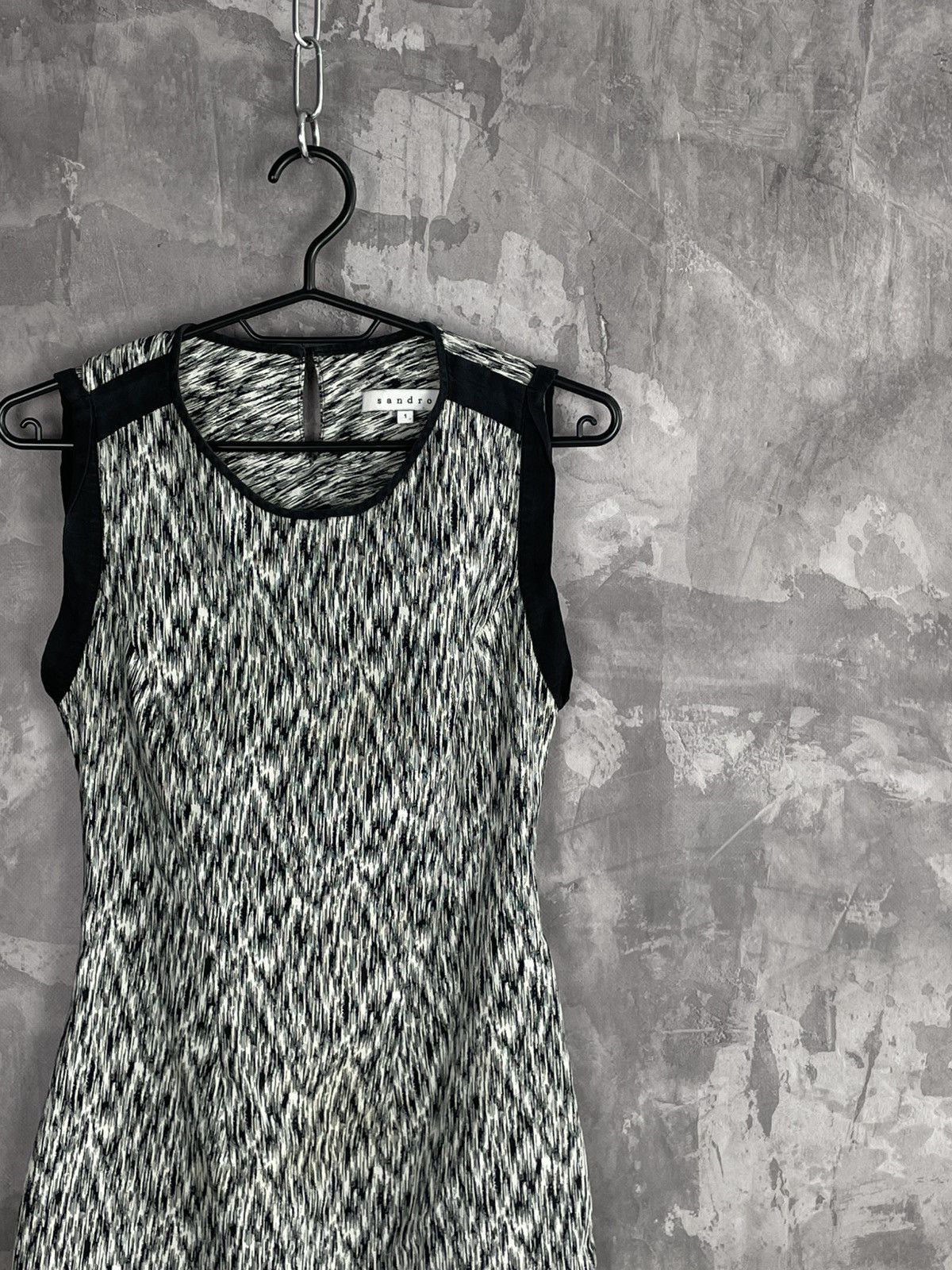 Sandro × Vintage Vintage Sandro 00s Luxury Aestetic Unique Zip Dress Size S / US 4 / IT 40 - 5 Thumbnail