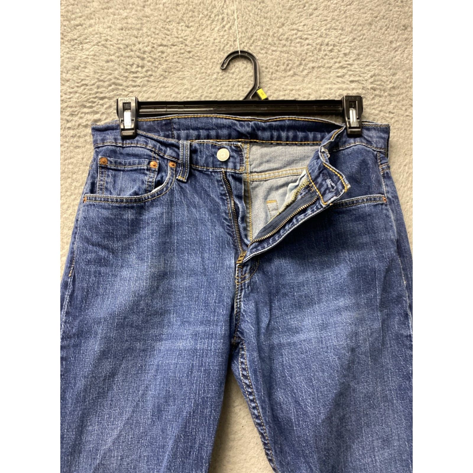 Levi's Levi's 502 Jeans 32x30 Denim Straight Fit Men Blue Classic Casual, 5-Pocket, Mid-Rise Size US 32 / EU 48 - 3 Thumbnail