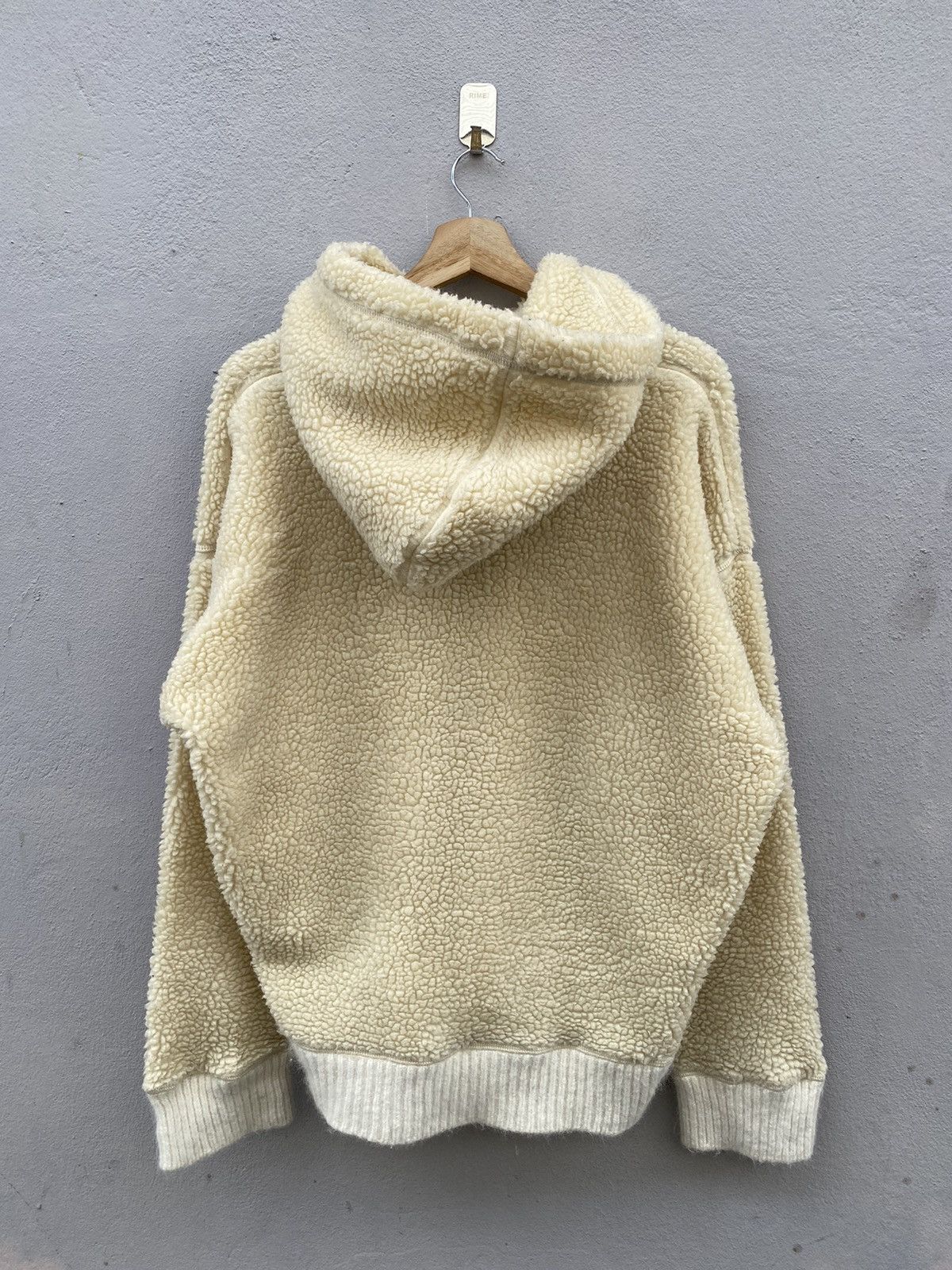 Dsquared2 2019 DSQUARED2 Deep Pile Cream Ball Fit Hoodie Size US M / EU 48-50 / 2 - 11 Thumbnail