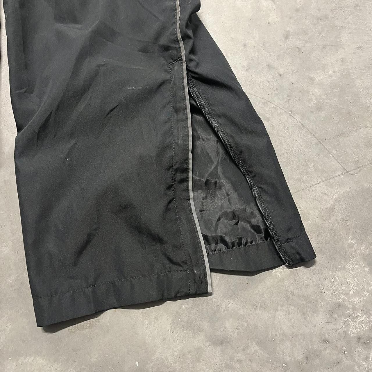 Japanese Brand × Vintage Vintage Y2K/2000s Black Striped Drill Essential Track Pants! Size US 32 / EU 48 - 6 Thumbnail