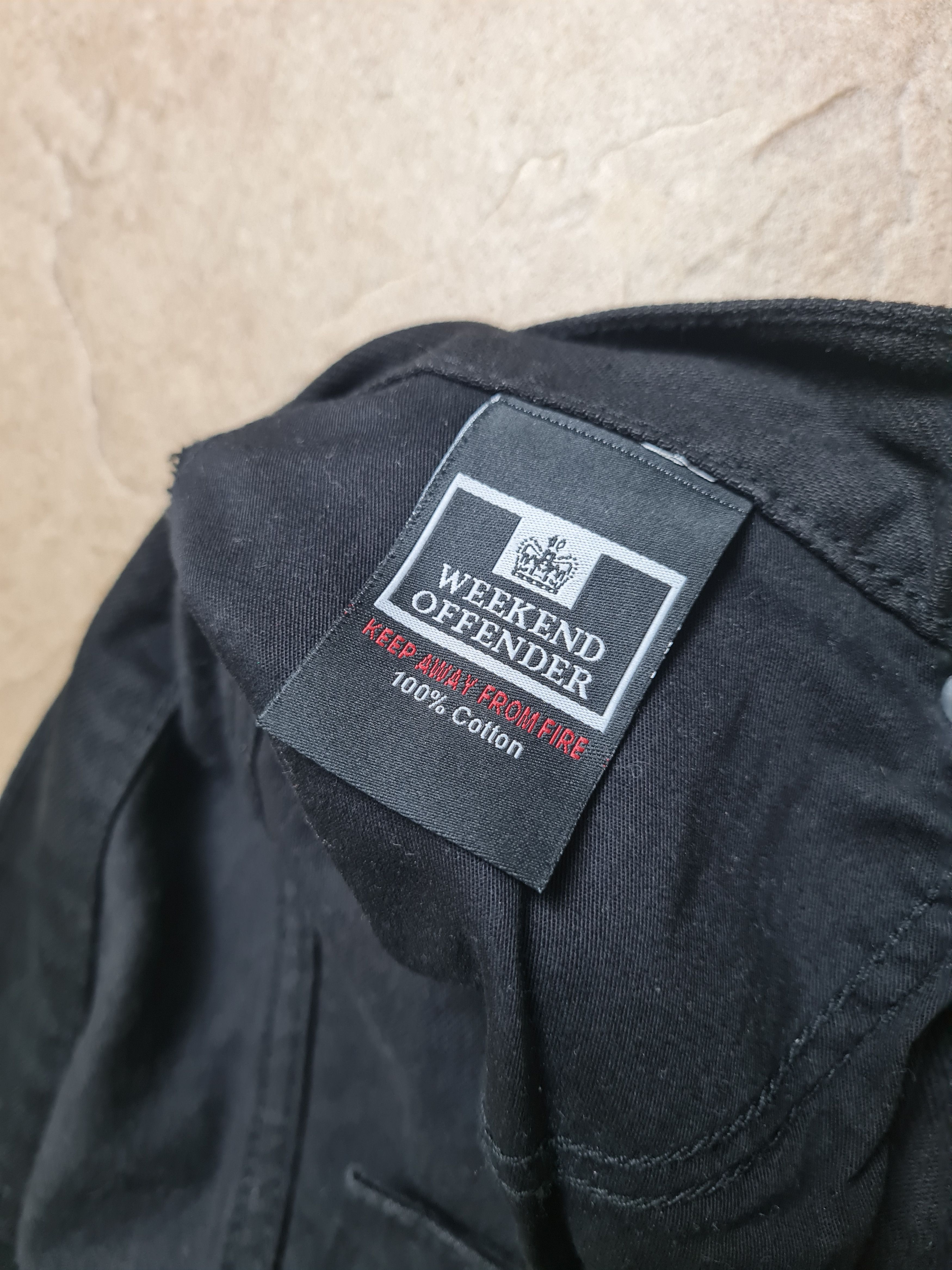 Weekend Offender Jeans Mens Black Denim Weekend Offender Tapered Fit Jeans 32 Size US 32 / EU 48 - 9 Thumbnail