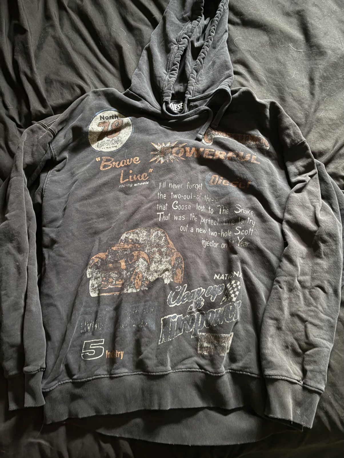 Diesel Diesel Hoodie / Hooded Sweatshirt Size US L / EU 52-54 / 3 - 1 Thumbnail
