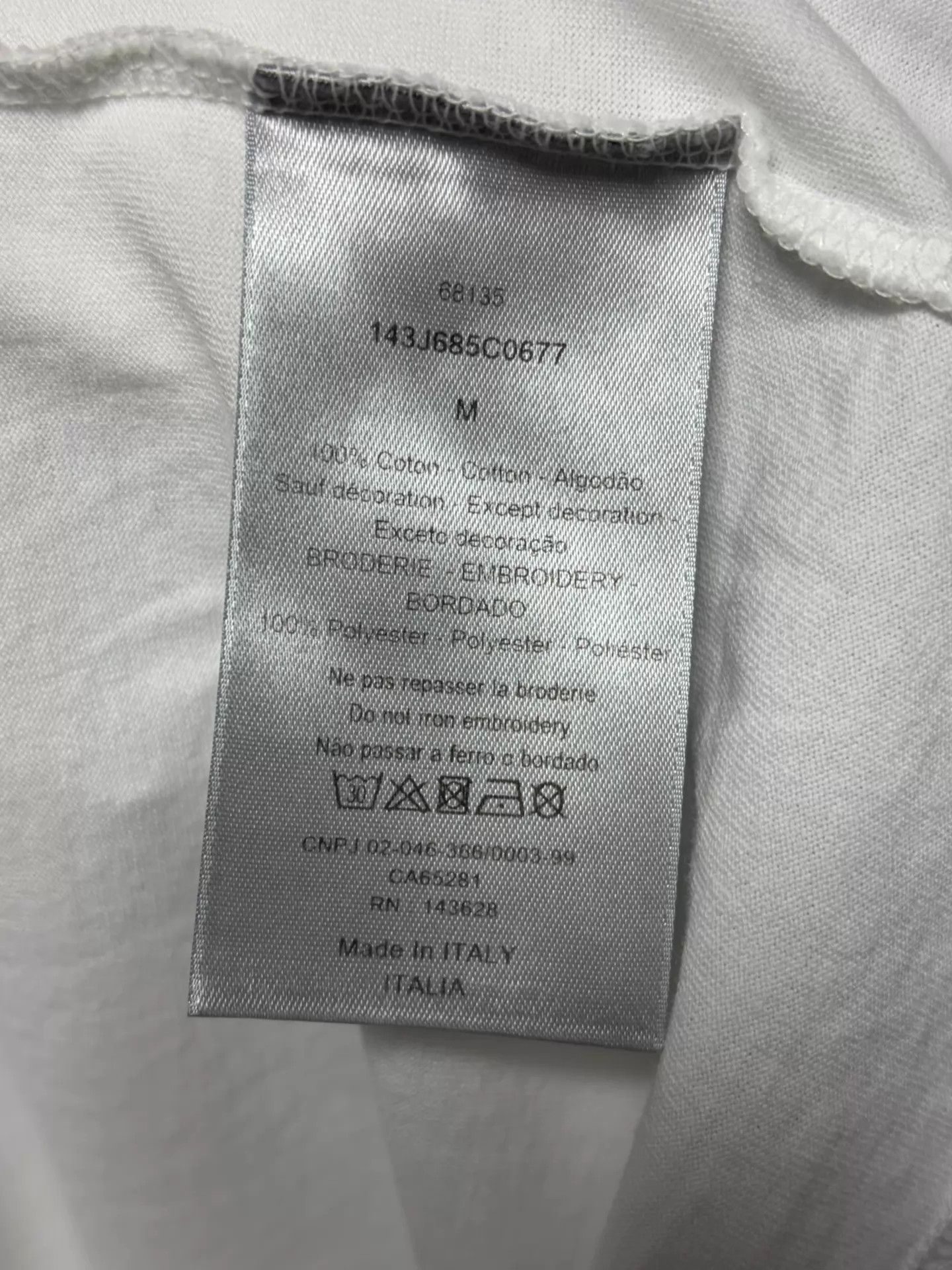 Dior Dior x Peter Doig short sleeve T-shirt white size M Size US M / EU 48-50 / 2 - 4 Thumbnail