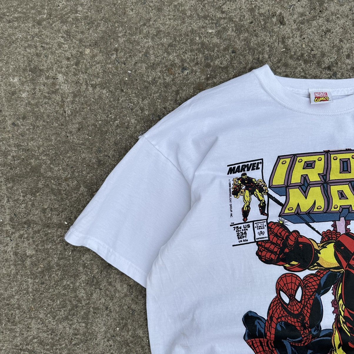 Marvel Comics × Vintage Vintage T-shirts Marvel Comics Iron Man Spider Man Used Y2K Size US S / EU 44-46 / 1 - 3 Thumbnail