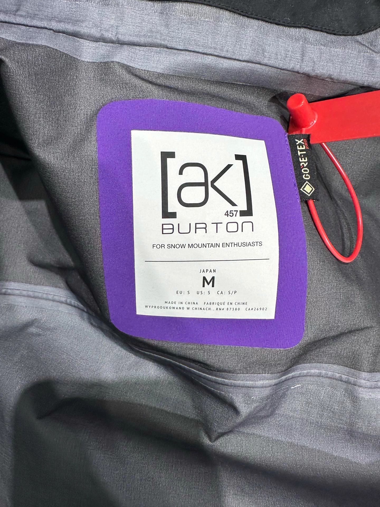 Burton BURTON AK457 Purple Snowboard Jacket M Size US M / EU 48-50 / 2 - 5 Thumbnail