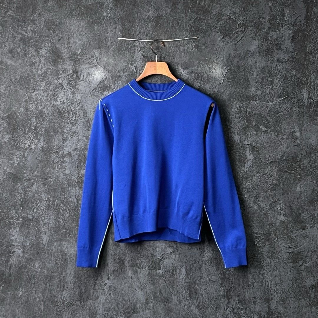 Maison Margiela Maison Margiela Blue Sweater M Women Size M / US 6-8 / IT 42-44 - 1 Thumbnail