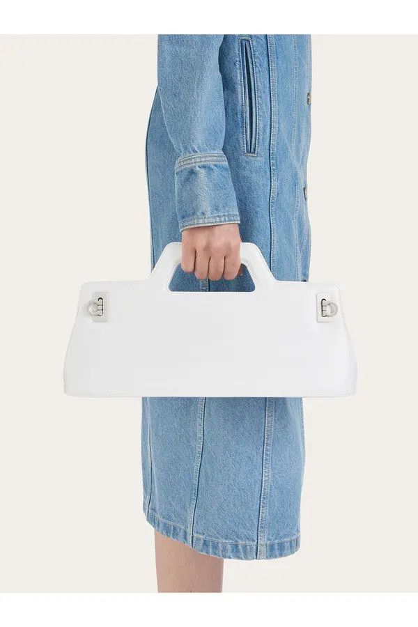 Salvatore Ferragamo o1y0426 Size : OS / Handbag in White Size ONE SIZE - 2 Thumbnail