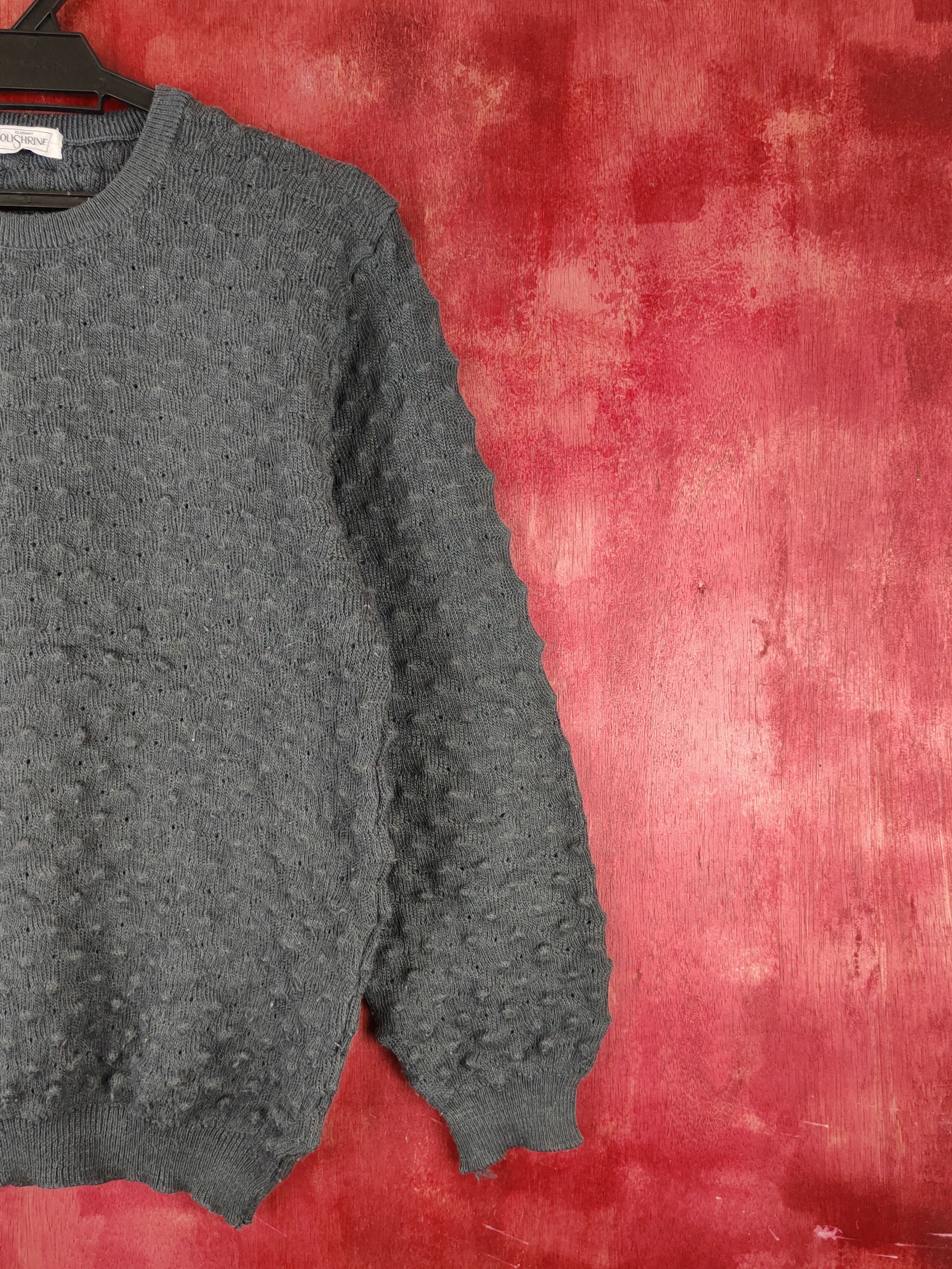 Homespun Knitwear 3D Dots Joli Shrine Dark Gray Knitwear Sweatshirts #SS1689 Size US S / EU 44-46 / 1 - 5 Thumbnail