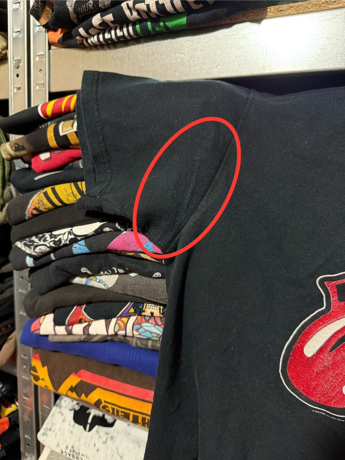 Vintage Vintage 2005 Rolling Stones Rock Band Tour T-Shirt Y2K Hype Size US S / EU 44-46 / 1 - 6 Thumbnail