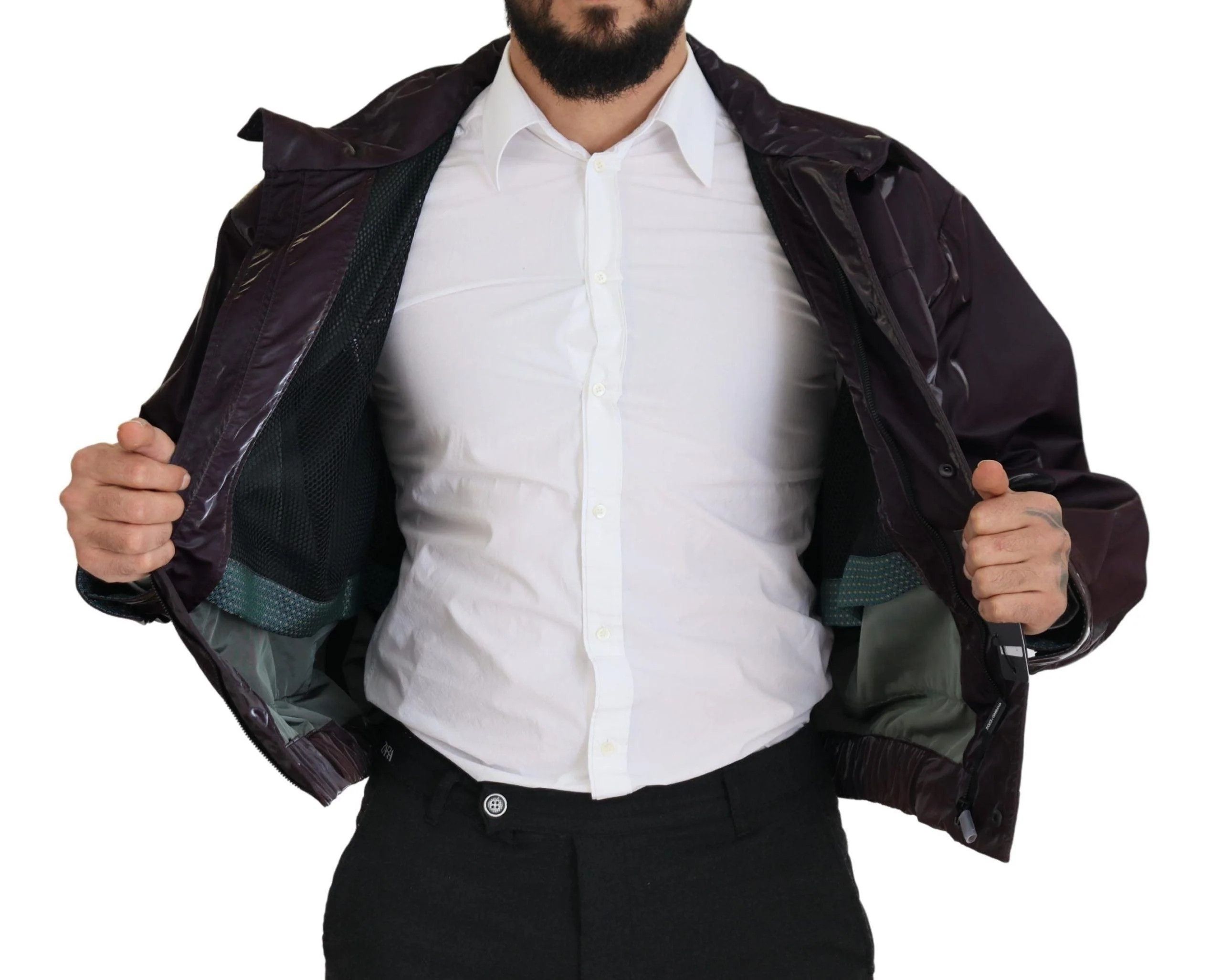 Dolce & Gabbana o1y0125 Shell Casual Jacket in Purple Size US S / EU 44-46 / 1 - 5 Thumbnail