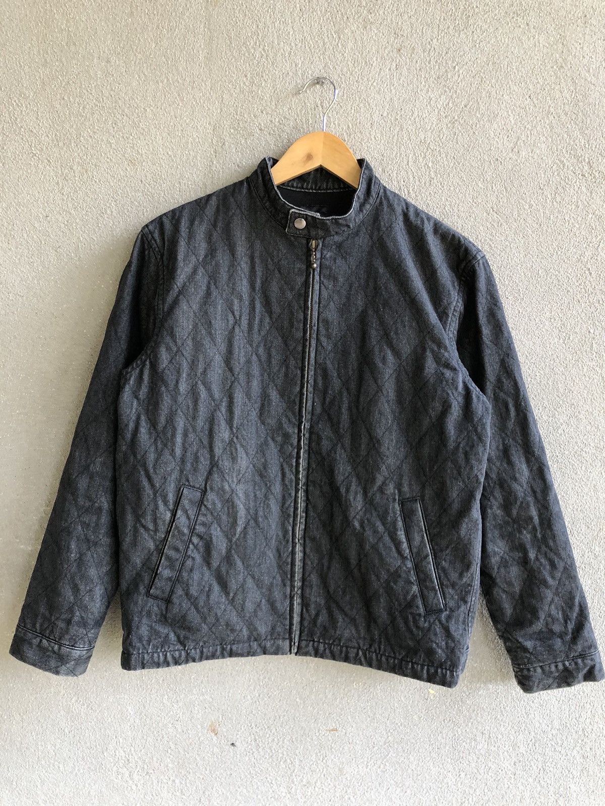 Beams Plus Vintage Beams Denim Quilted zipper Jacket Size US M / EU 48-50 / 2 - 1 Thumbnail