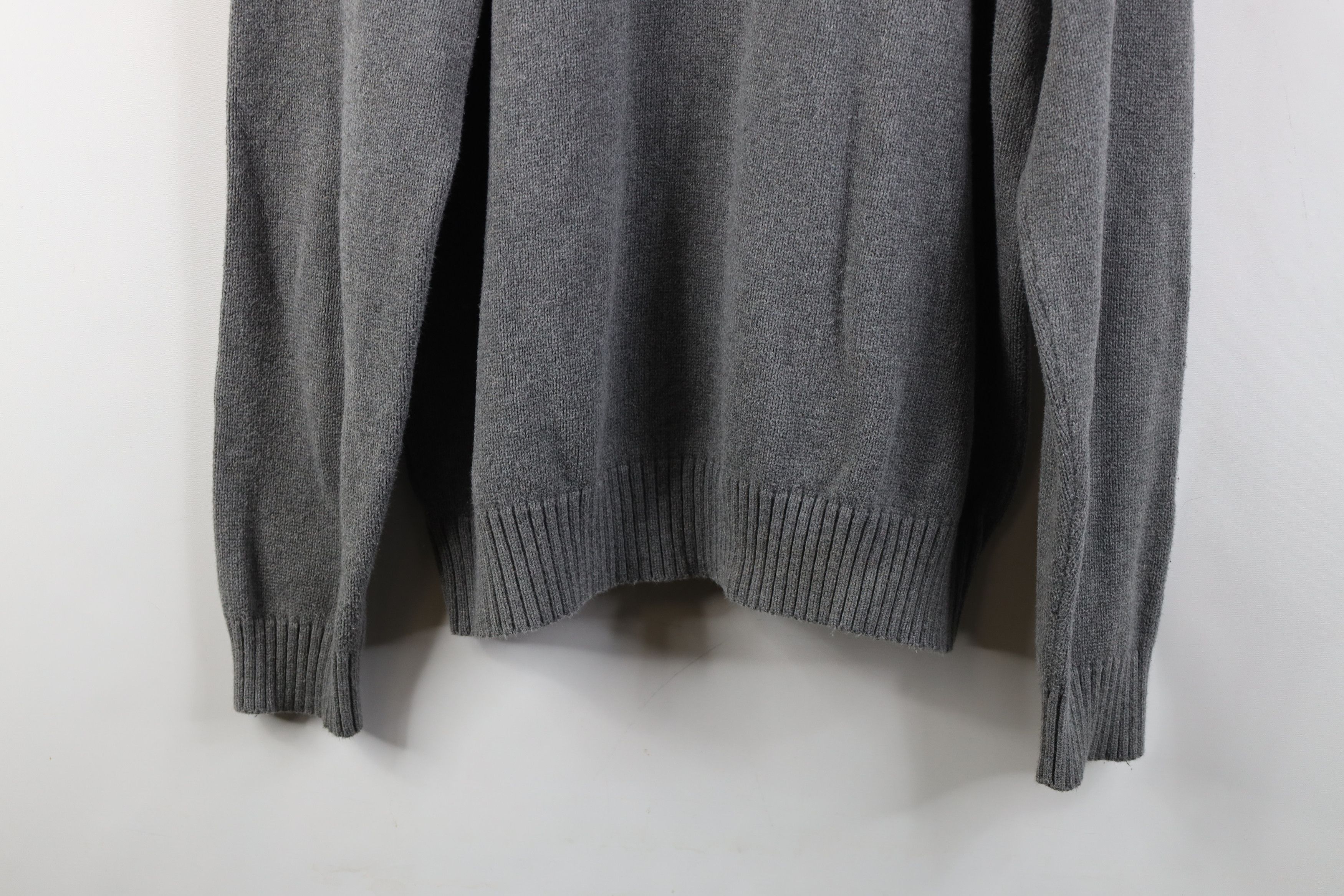 Polo Ralph Lauren Vintage 90s Ralph Lauren Cotton Ribbed Knit Half Zip Sweater Size US L / EU 52-54 / 3 - 12 Thumbnail