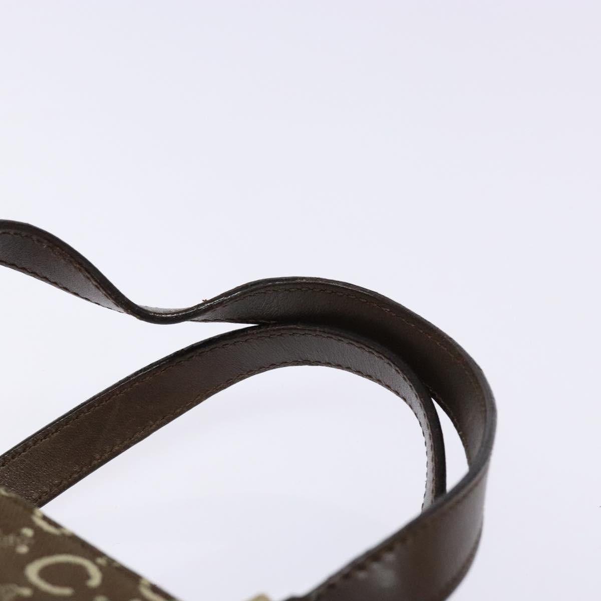 Celine CELINE C Macadam Canvas Hand Bag Brown Gold Size ONE SIZE - 8 Thumbnail
