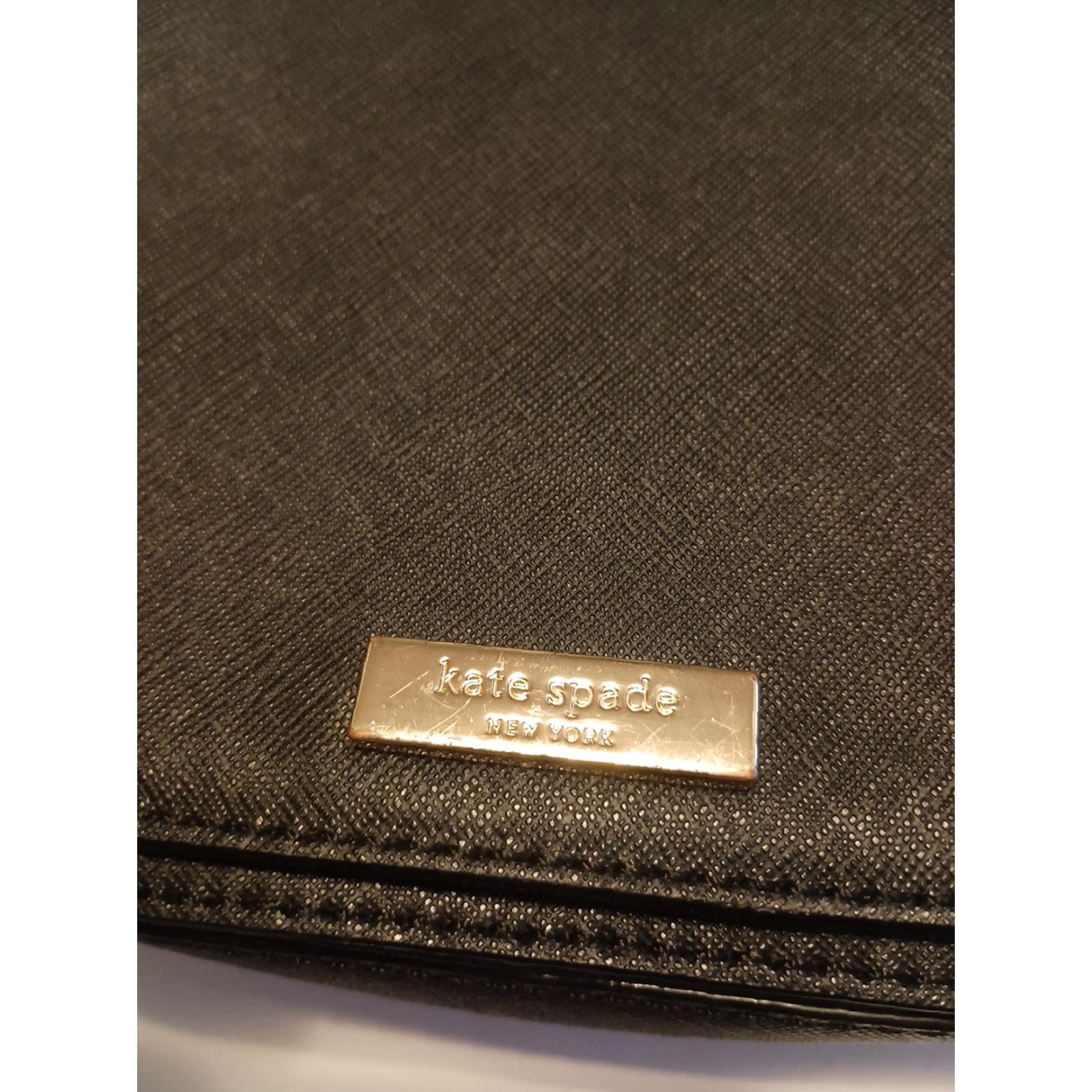 Vintage VINTAGE Kate Spade Laurel Way Leather Crossbody Shoulder Bag Black Small Size ONE SIZE - 3 Thumbnail