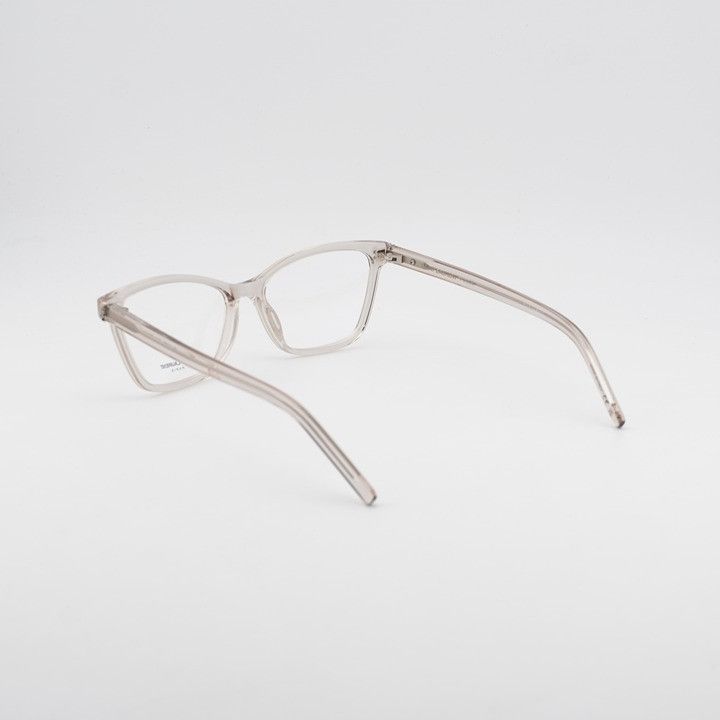Saint Laurent Paris Saint Laurent SLM128 011 Eyeglasses Nude 56mm Square Frame Size ONE SIZE - 10 Thumbnail