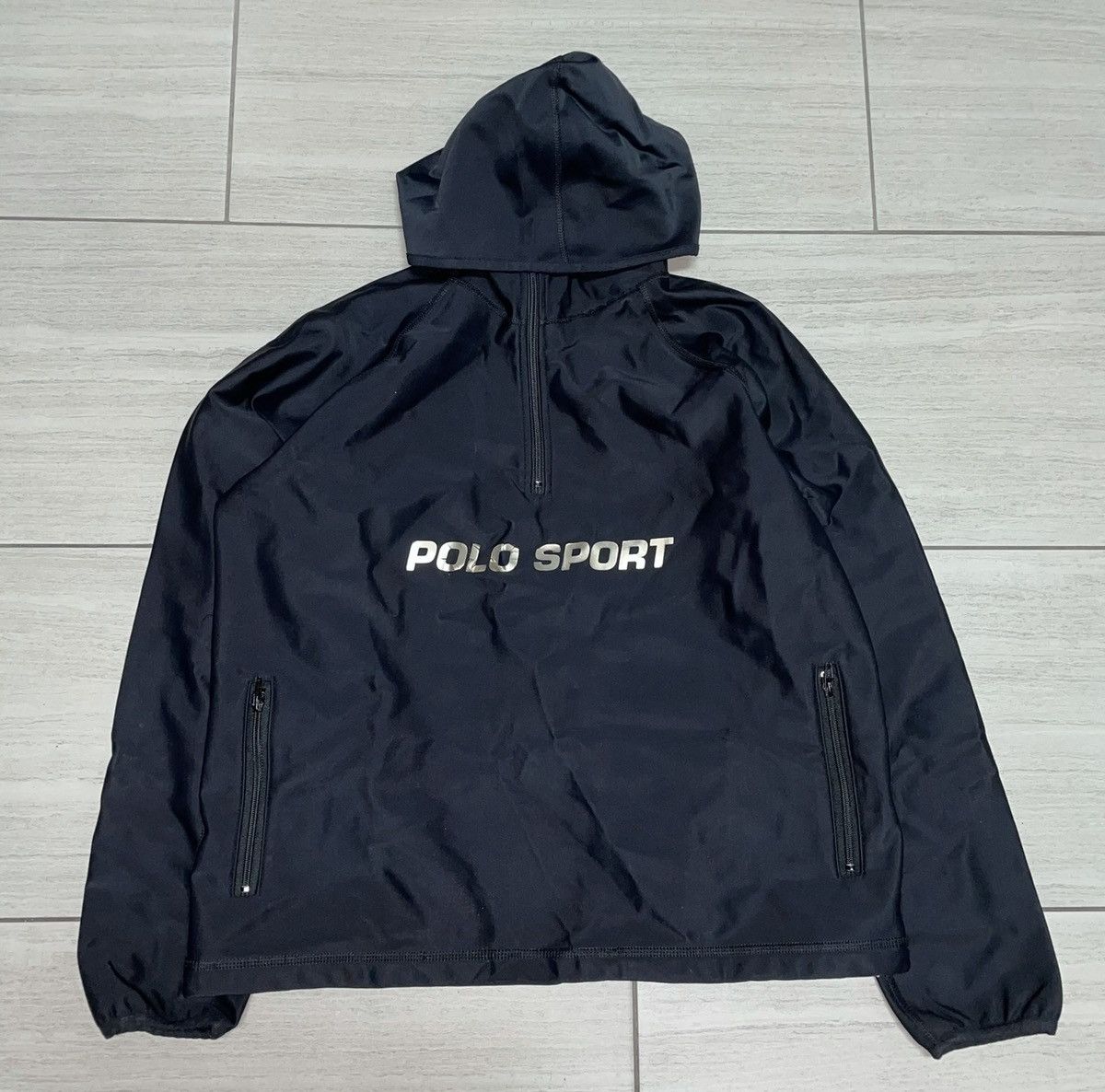 Polo Ralph Lauren Polo Sport 90s Scuba Jacket Neoprene Style Quart Zip Size US M / EU 48-50 / 2 - 1 Thumbnail