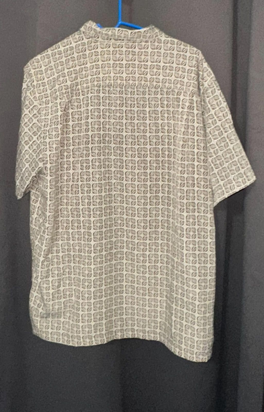 David Taylor David Taylor Leaf Print Shirt – Retro Resortwear, L Size 42R - 6 Thumbnail