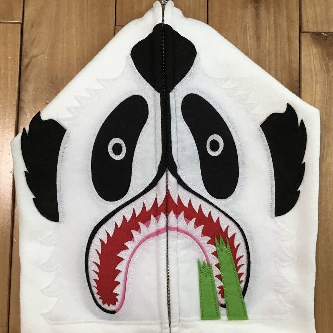 Bape BAPE Panda full zip hoodie a bathing ape Size US L / EU 52-54 / 3 - 3 Thumbnail