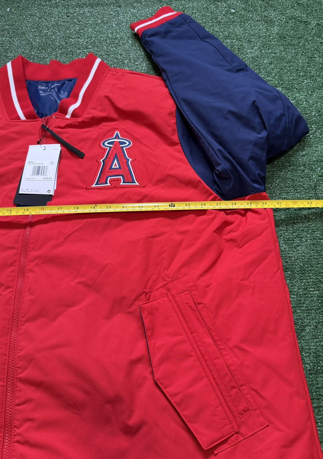 Nike Nike MLB LA Angels Authentic Dugout Full-Zip Jacket Size US XXL / EU 58 / 5 - 3 Thumbnail