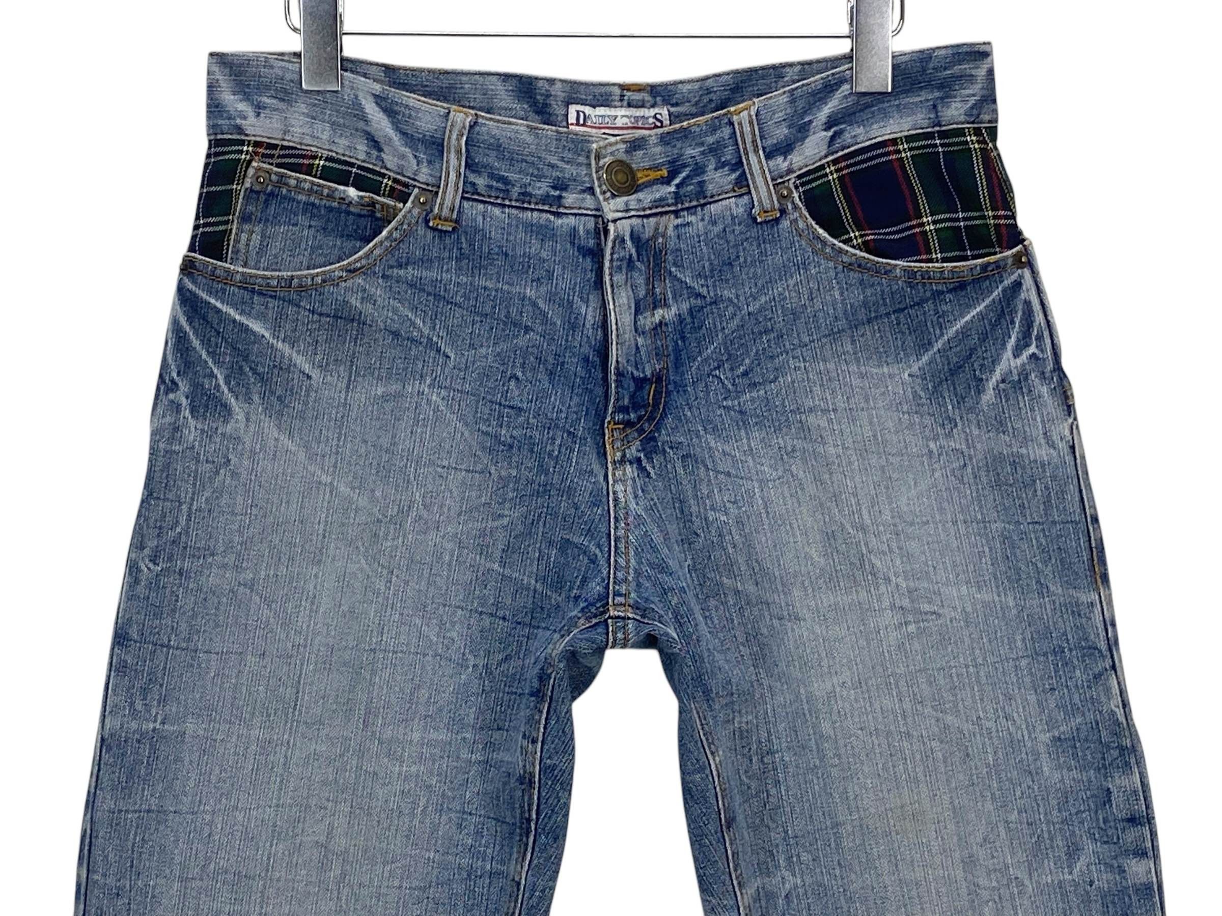 Other Daily Tropics Jeans Double Waist Light Wash Pants Workwear Size US 33 - 3 Thumbnail