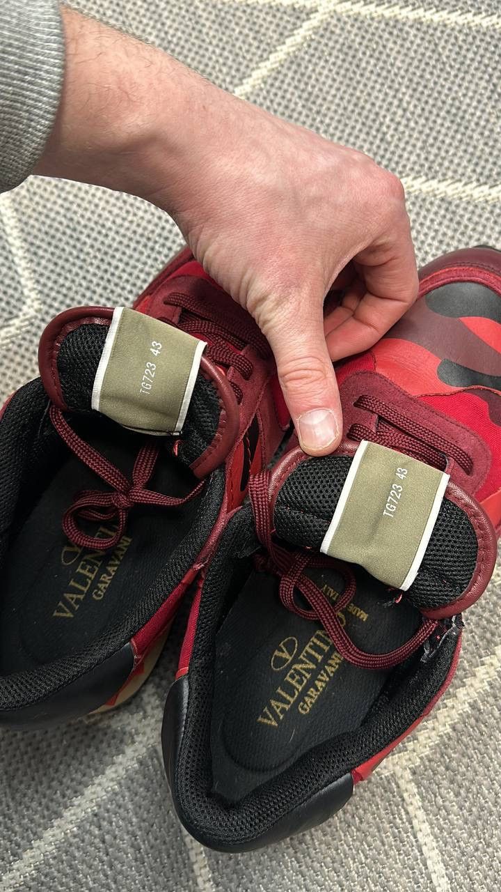 Valentino Valentino rockruners sneakers mens red size 43 Size US 9.5 / EU 42-43 - 10 Thumbnail