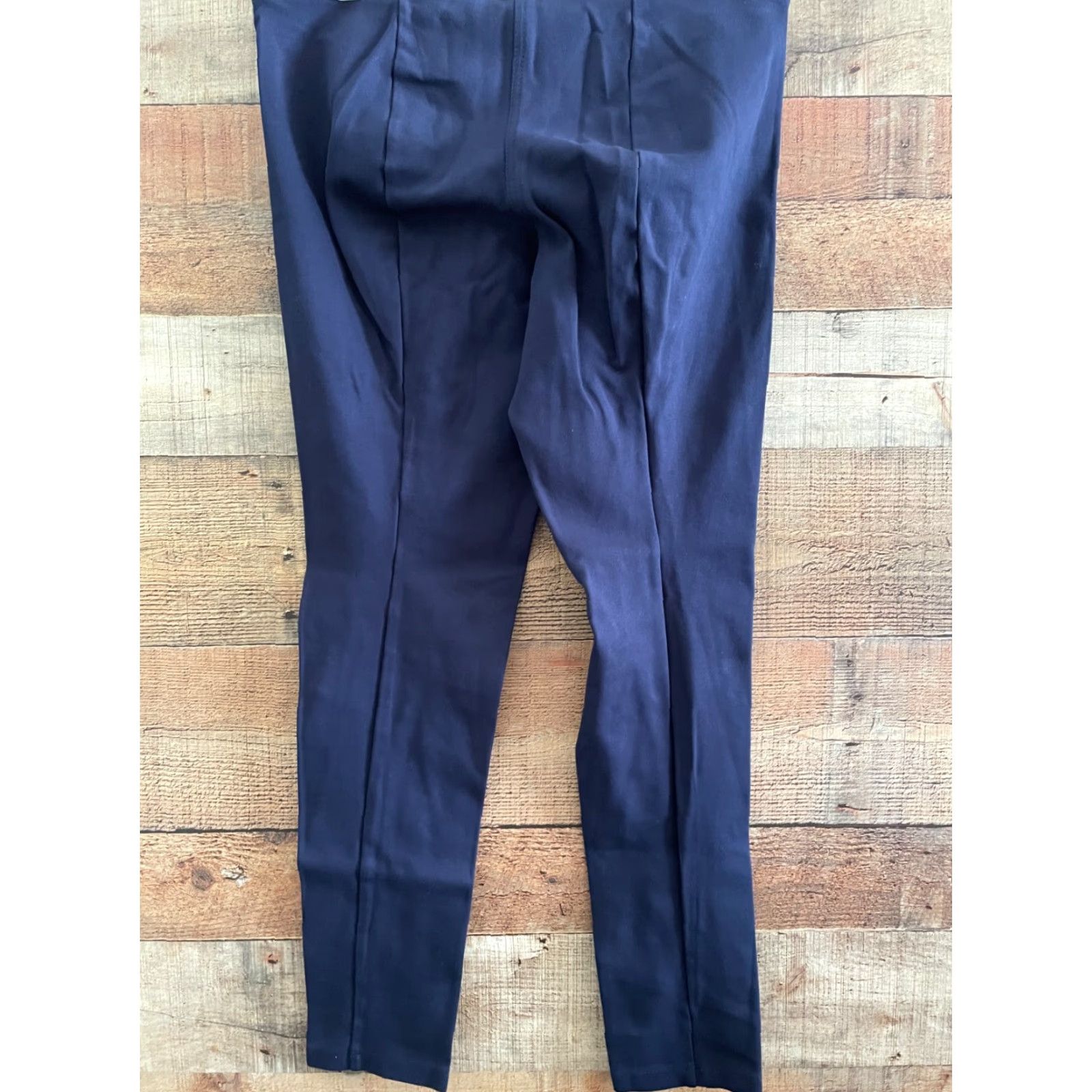 Vintage Crown & Ivy Women Blue Casual Pants L Blue Size 36" / US 14 / IT 50 - 2 Thumbnail