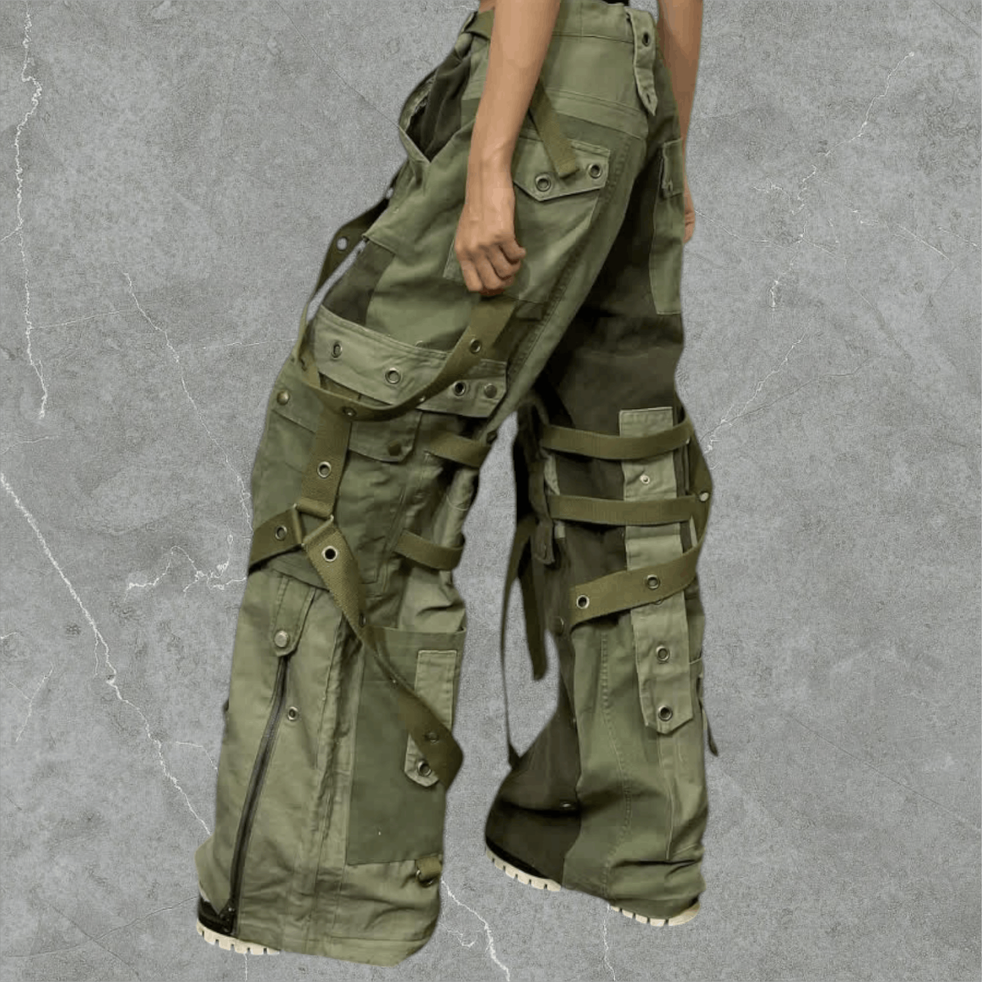 Other 1of1 upcycle Military canvas pants Size 29" - 5 Thumbnail