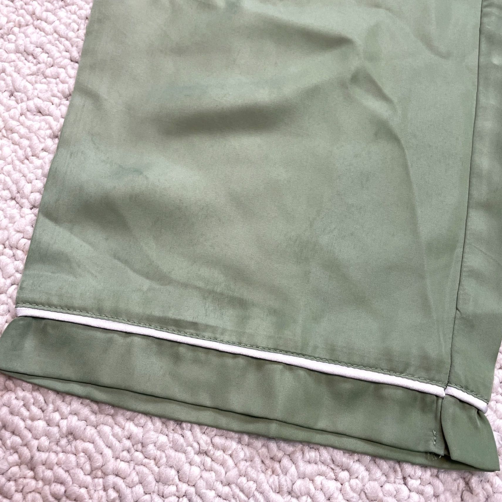 Vintage Unbranded Windbreaker Lounge Pants Mens Medium 28x33 Stretch Elastic Comfort Green Knit Polyester Spandex Size US 31 - 3 Thumbnail