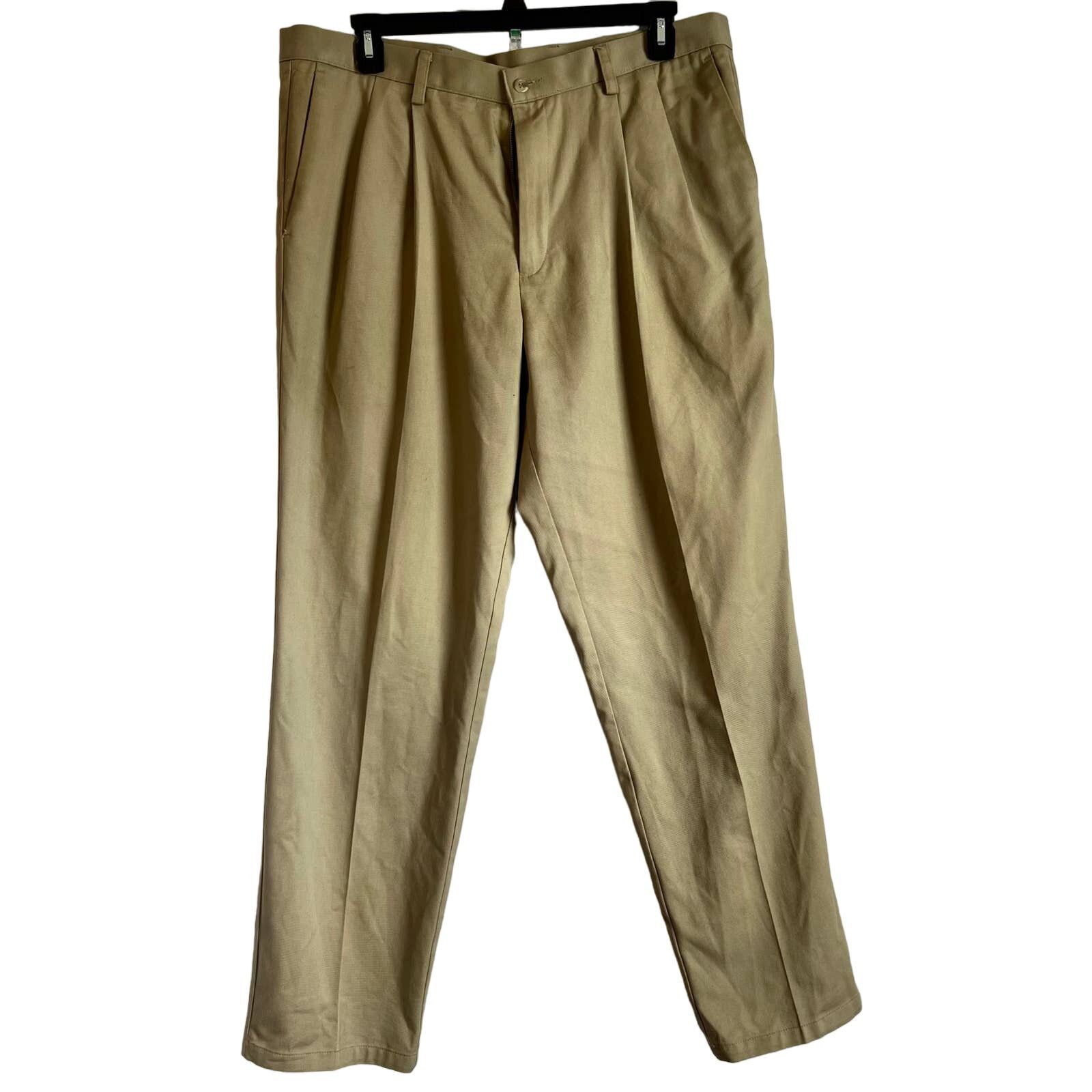 Dockers Dockers Pleated Classic Fit W38X L34 Stretch Waistband TagIt Size US 38 / EU 54 - 1 Thumbnail