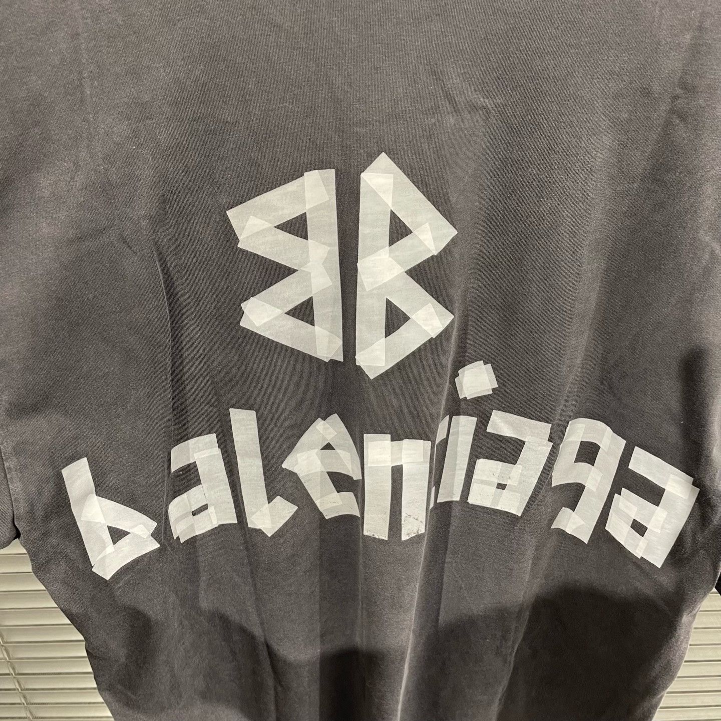 Balenciaga Balenciaga Classic Logo Oversized T-Shirt Black Size US S / EU 44-46 / 1 - 5 Thumbnail