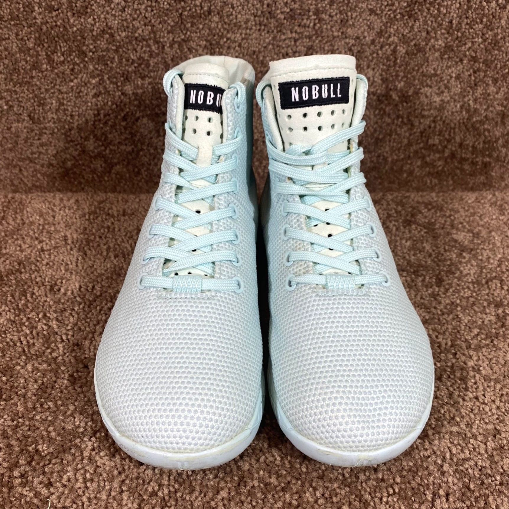 Vintage NOBULL No Bull Mens Womens Mint Green High Top Trainers Super Fabric Athletic Sneaker Size M / US 6-8 / IT 42-44 - 5 Thumbnail