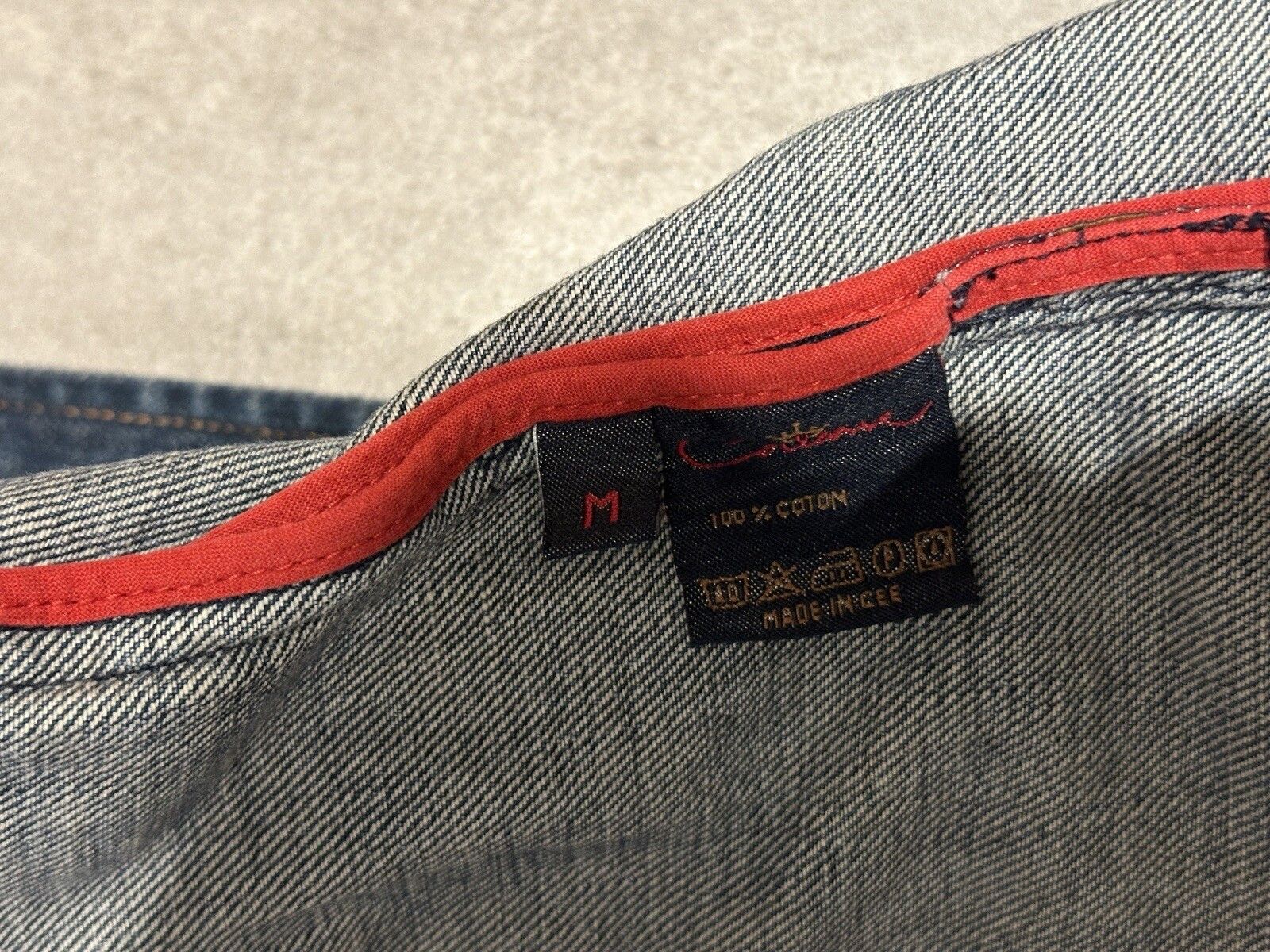 Vintage Vintage Corleone Denim Fitted Jacket Y2K 2000`s Swag Size M / US 6-8 / IT 42-44 - 13 Thumbnail