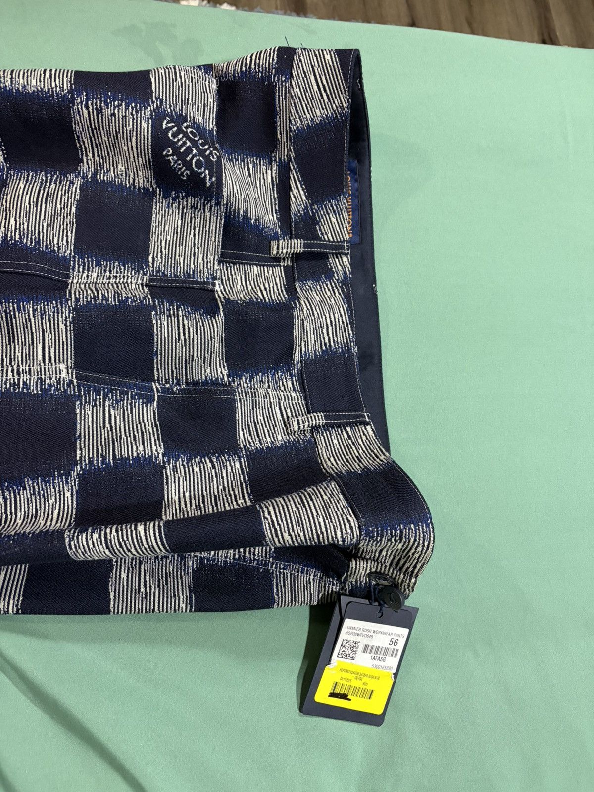 Louis Vuitton AUTHENTIC Damier Rush Workwear Wool Pants sz.56 Size US 40 / EU 56 - 6 Thumbnail