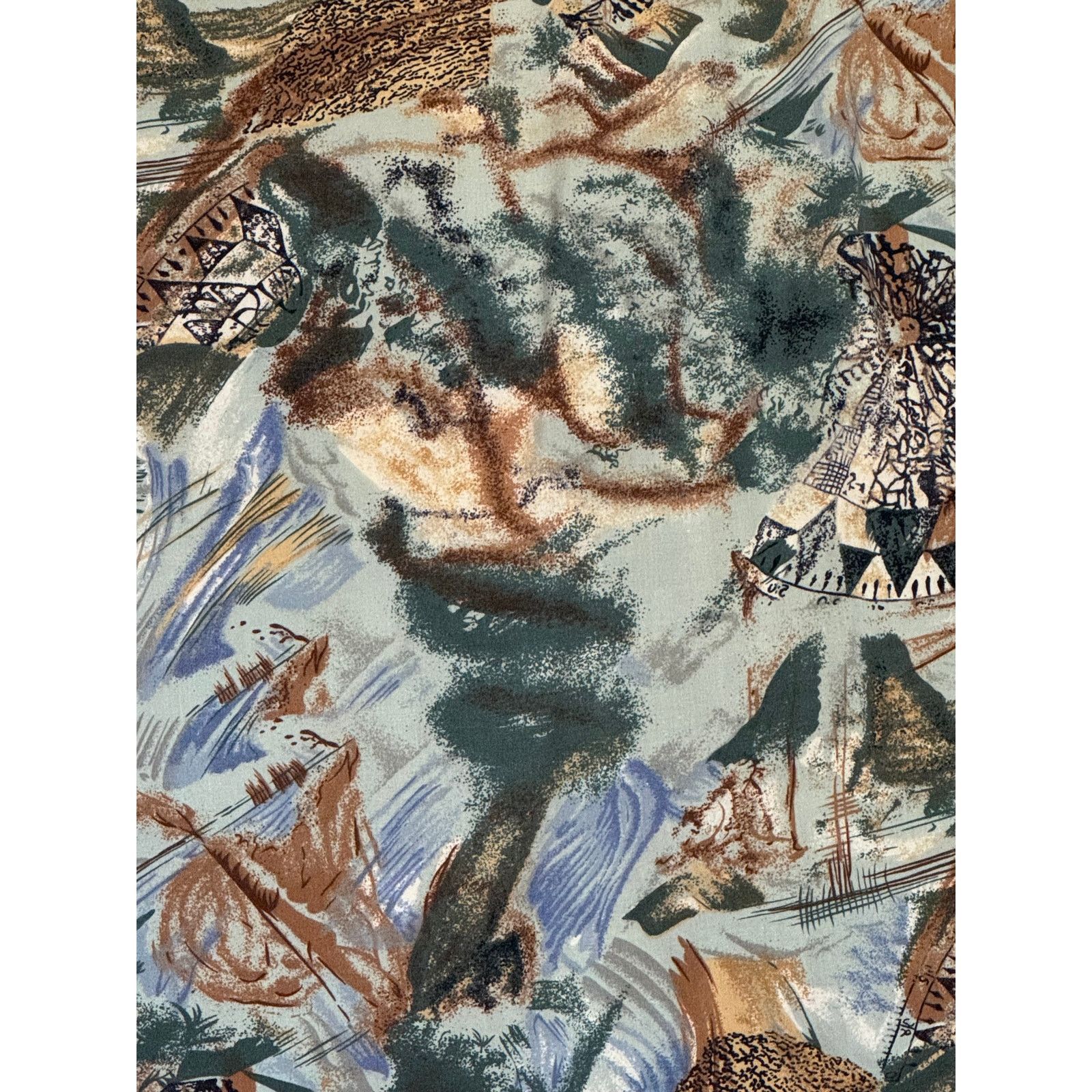 Towncraft Towncraft - 1990s – Abstract Scenic Button-Up Shirt – Size L Size US L / EU 52-54 / 3 - 3 Thumbnail