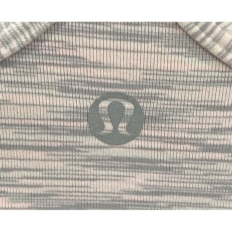 Lululemon Lululemon Power Y Tank Grey & Pink Size 6 Size M / US 6-8 / IT 42-44 - 3 Thumbnail
