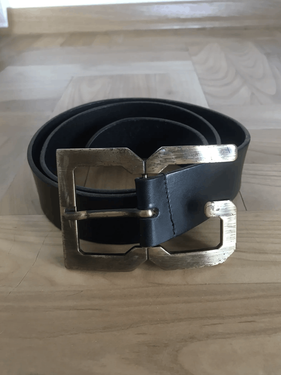 Dolce & Gabbana Made In Italy Leather Belt 38 Inch