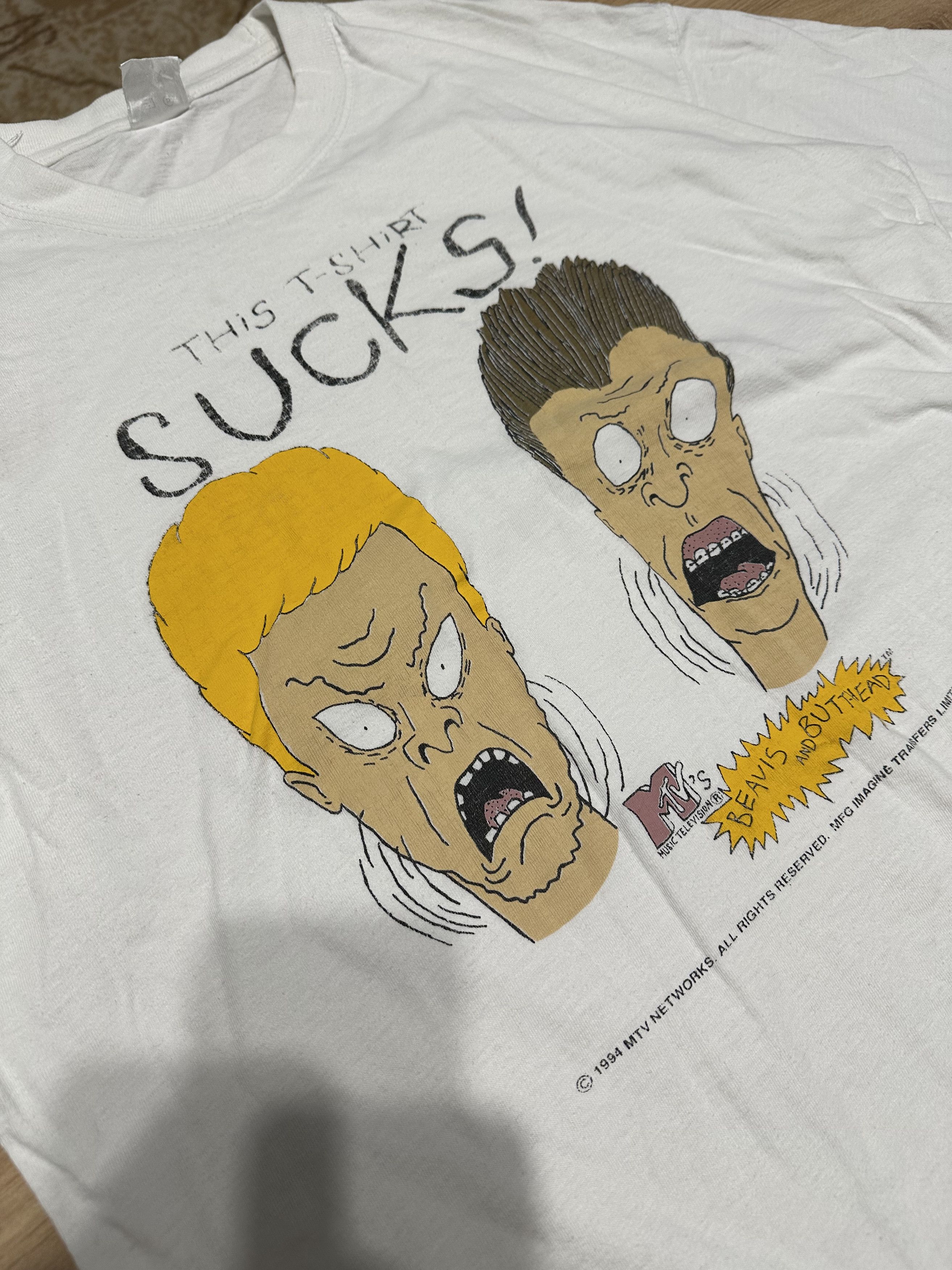 Mtv × Vintage 🔥EXCLUSIVE🔥 Beavis and Butt-Head T-Shirt Size US L / EU 52-54 / 3 - 4 Thumbnail