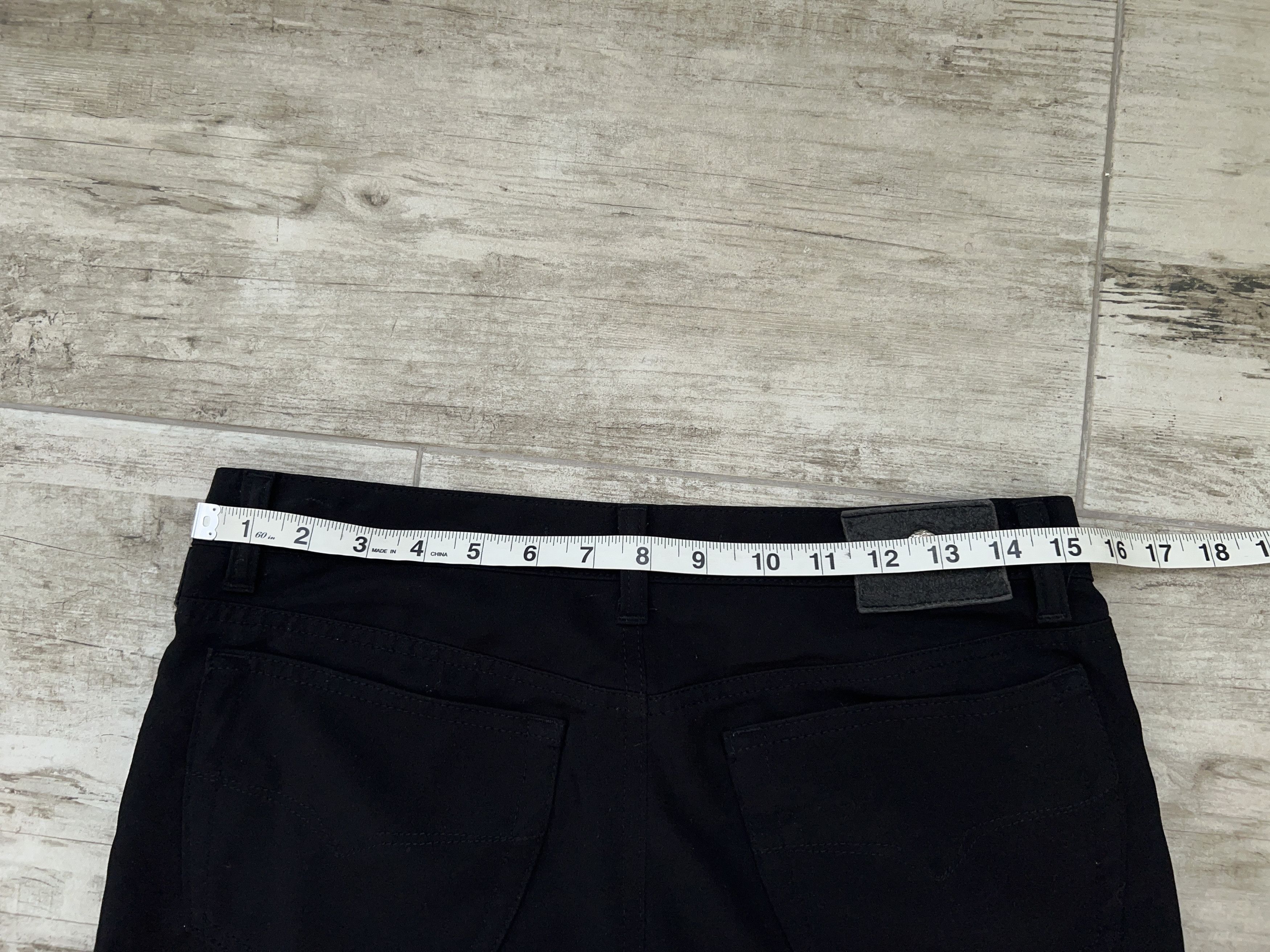 Versace × Versace Jeans Couture × Vintage Black Jeans Pants Trousers Polyester Size 30 44 Size 30" / US 8 / IT 44 - 6 Thumbnail