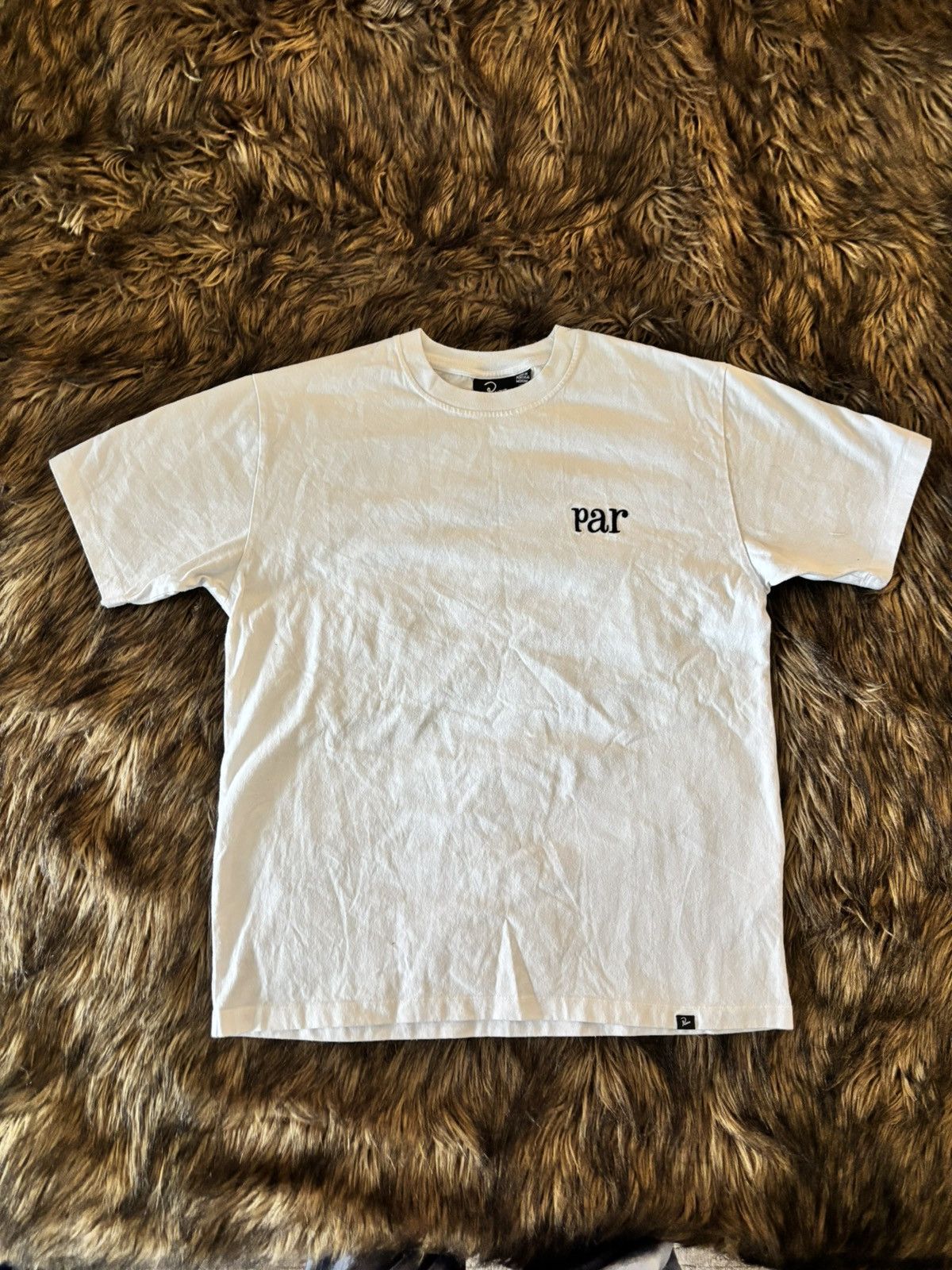 Parra Parra “Minimal Script” Embroidered Tee (Made in Portugal) Size US M / EU 48-50 / 2 - 2 Thumbnail