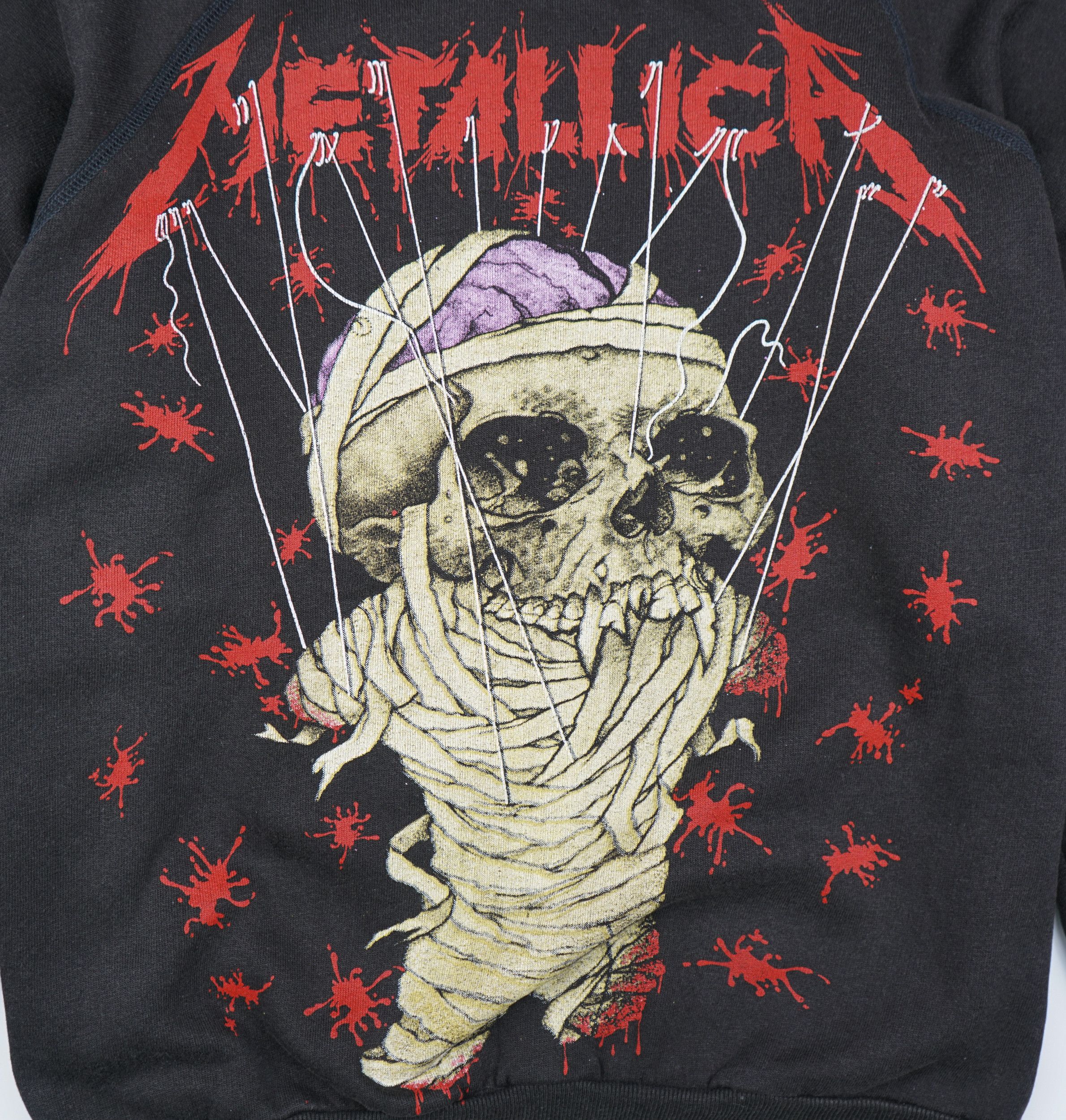 Band Tees × Vintage 1988 Metallica One Sweatshirt Size US L / EU 52-54 / 3 - 2 Thumbnail