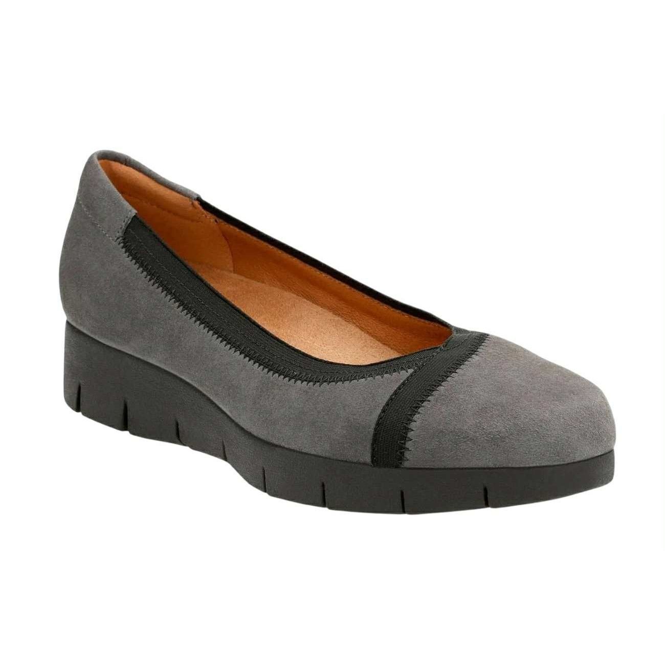 Clarks NEW Clarks Artisan Daelyn Hill Gray Slip on Wedge Shoe Sz 8 Size US 8 / IT 38 - 1 Thumbnail