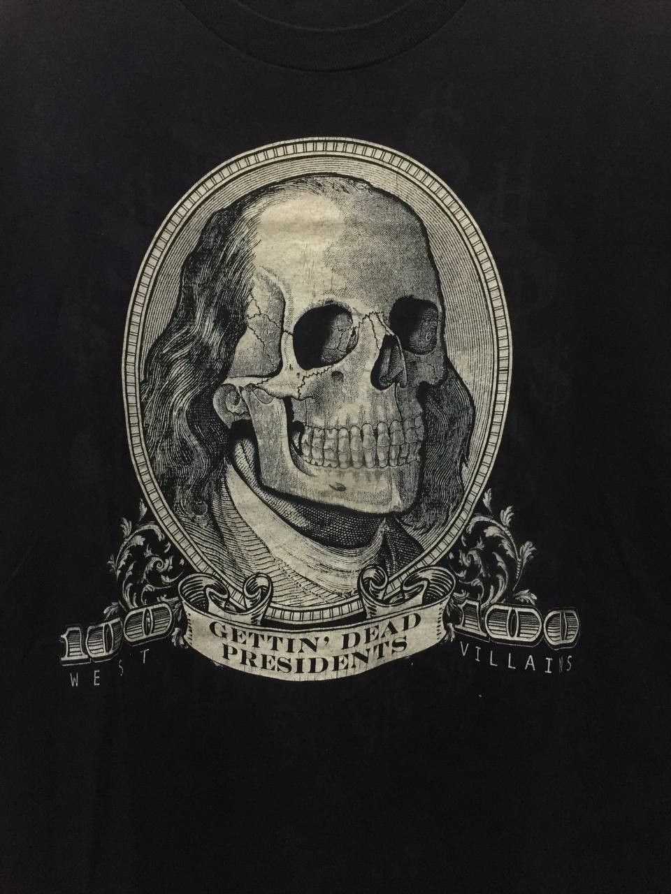 Other Vintage ANCHOR BLUE SKULL GETTIN DEAD PRESIDENT Size US XL / EU 56 / 4 - 2 Thumbnail